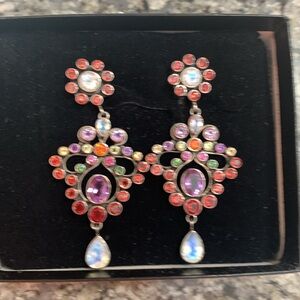 Nicky Butler Raj 16.22 CT Garnet & Multigemstone Sterling Silver Earrings